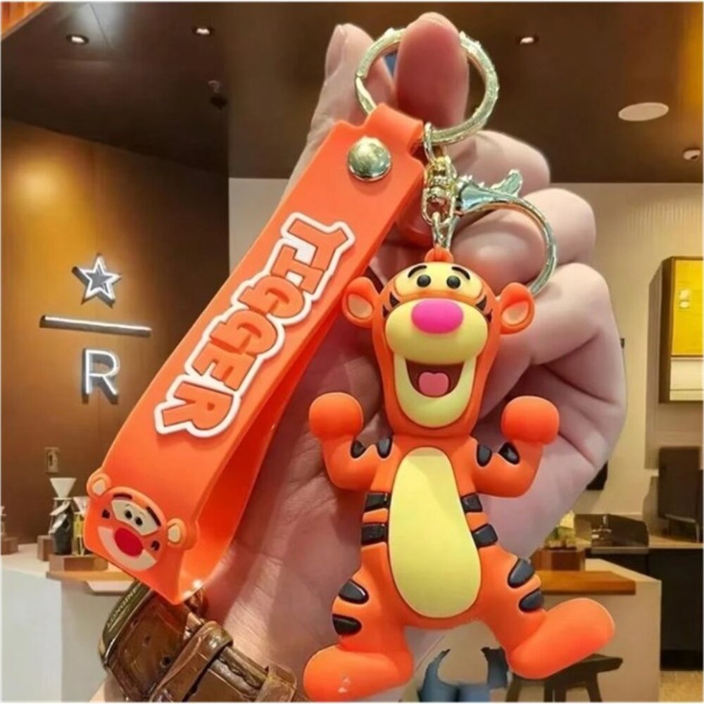 DISNEY Winnie the Pooh “Tigger” Keychain Key Fob (BRAND-NEW & SO CUTE!)
